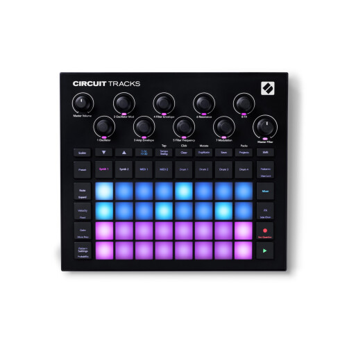 Novation Circuit Tracks: Groovebox Sequencer With Synth Tracks, MIDI Tracks And