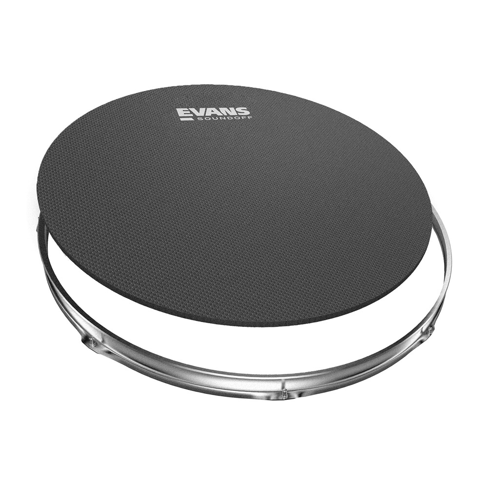 Evans Soundoff Drum Mute Pads - Great To Silence Acoustic Kits - Fits