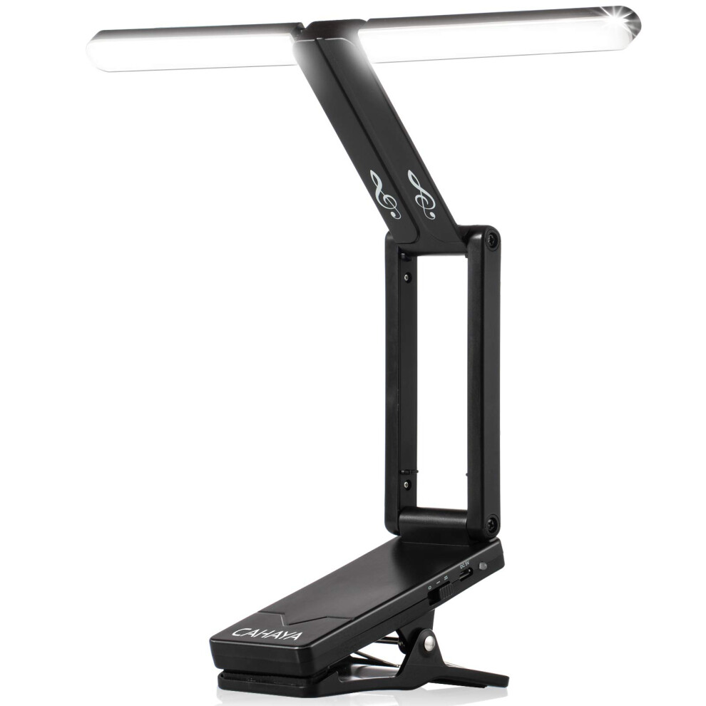 Cahaya Rechargeable Led Music Stand Clip-On Light Music Stand With Cla