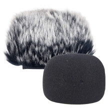 SUNMON Windscreen and Foam Cover for DR-05X DR-05 Mic Recorders, Indoor Outdoor Microphone Wind Muff