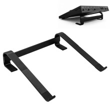 Musiin Aluminum Drum Controller Stand Portable Cooling Stand Compatible with NI Maschine Plus MK3/Ableton Push 3 (Black)