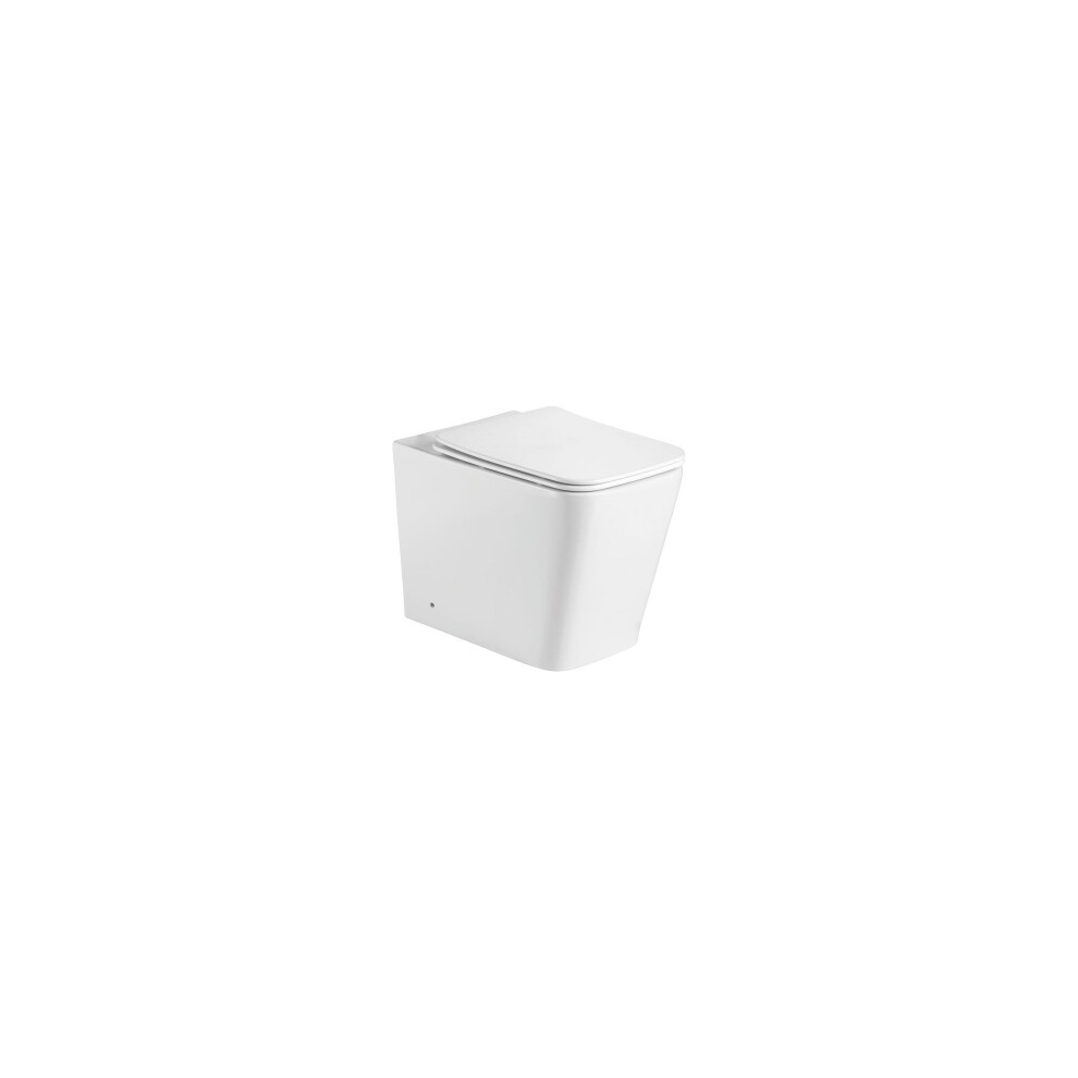 Balterley Rimless Close-Coupled Toilet Soft-Close Seat 560Mm – White