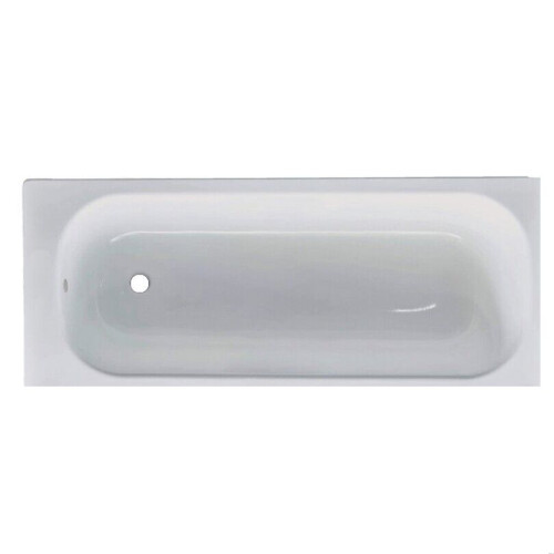 Balterley Modern Rectangular Single Ended Bath 1600x700x355mm - White