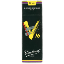 Vandoren V16 Tenor Saxophone Reeds - Box of 5 - Strength 2.5