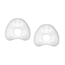 Conjunto de 2 almofadas nasais de substituição para N20 tamanho médio, almofadas nasais de silicone macio para um ajuste confortável do CPAP