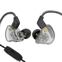 Yinyoo CCZ Melody Earphones Wired with Microphone Gaming Earbuds for Smartphones, PC In Ear Monitors HiFi IEM Deep Bass 1DD 1BA Hybrid with Detachabl