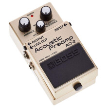 BOSS AD-2 Acoustic Preamp Guitar Pedal, Acoustic-electric guitar preamp with advanced BOSS sound processing
