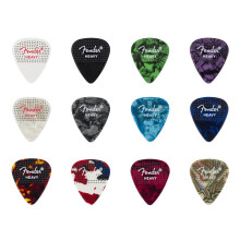 Fender 351 Dotted Celluloid Picks, 12-Pack, Heavy