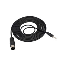 zdyCGTime 3.5mm to Midi Extension Cable,MIDI DIN 7 Pin to 3.5mm(1/8in) Male Audio Cable,Compatible with iPad/iPhon/MP3/PC/TV/Android to Bang & Olufse