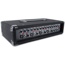 4 Channel Powered PA Mixer Amplifier Mono Live Band PA System Amp 2x 1