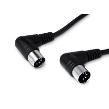 Snakebite Professional MIDI (5 pin DIN) Cable with right angled connectors