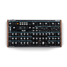 Novation Peak 8-Voice Desktop Polyphonic Synthesiser with 2 LFOs per voice, 16-slot modulation matrix, 3 analogue distortion points, and digital effe