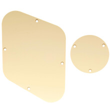 Musiclily Pro LP Control BackPlate and Switch Plate Cavity Cover for China Made Epiphone Les Paul Standard,1Ply Cream