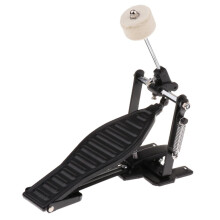 Bass Drum Pedal W/Wool Drum Beater Single Chain Drive Kit For Kids Gift - Black, as described