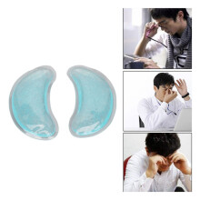 Máscara de gel reutilizável para olhos quentes e frios, ideal para olhos inchados e cansados, proporcionando relaxamento. Almofada terapêuti