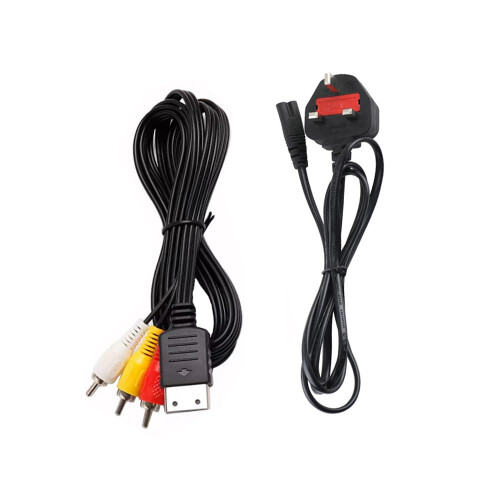 CHILDMORY AC Power Cable with AV Cable, Compatible for Dreamcast DC Console