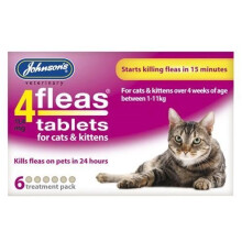 Johnsons 4Fleas Cat Flea Tablets (6 pk)