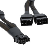 Create idea 16Pin (12+4Pin) to 2x 8 Pin Power Adapter Cable 12cm 16AWG Compatible with Nvidia RTX 4080 4090