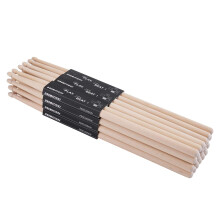 Suwimut 12 Pairs 5A Drumsticks, Classic Maple Wood Drum Sticks for Adults, Oval Wood Tip Drum Sticks Set for Jazz Drum Electronic Drums Musical Instr