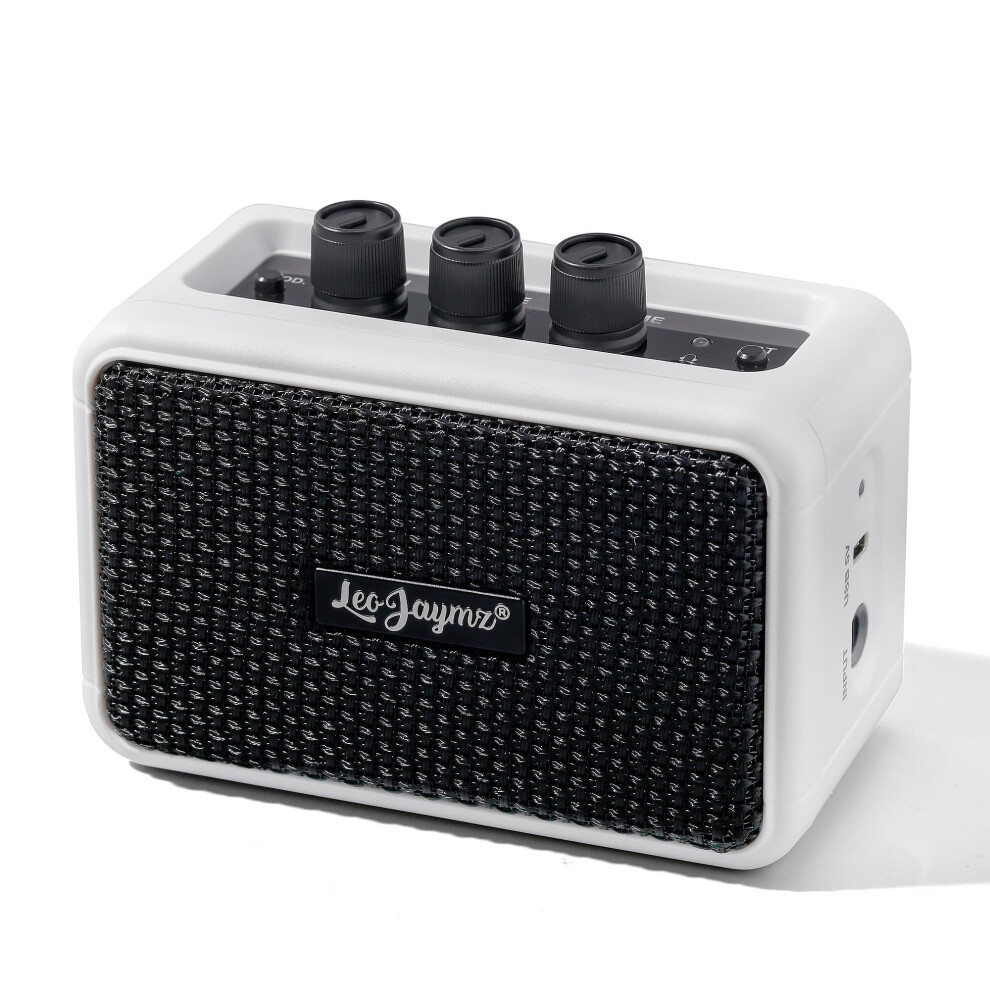 Leo Jaymz 5W Mini Guitar Amp, Portable Bt Electric Guitar Amplifier, D
