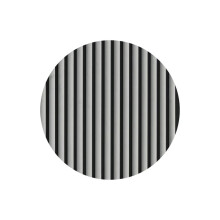 Tuda Grass Direct Velour Acoustic Wall Slatted 3D Panel Curved Slat - Grey - Sample