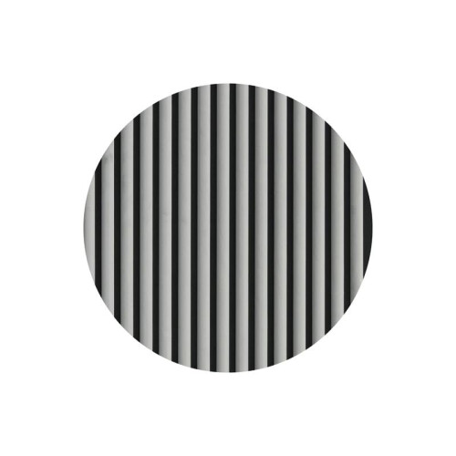 Tuda Grass Direct Velour Acoustic Wall Slatted 3D Panel Curved Slat - Grey - Sample