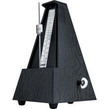 Sondery Classic Mechanical Metronome with Bell for Piano Guitar Drum Violin Saxophone All Instruments, Tempo Range 40-208bpm, Beats 02346, Black Wood