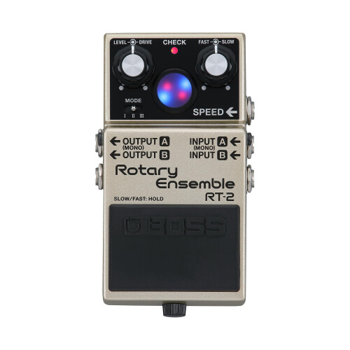 BOSS RT-2 | Compact Rotary Ensemble Pedal | Authentic Rotary Speaker Sounds | Tailored for Guitars & Keyboards | 3 Versatile Modes | Multiple Mod FX