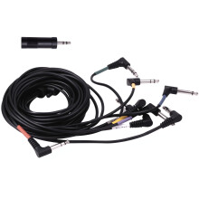 Cable Harness Snake Loom Replacement and Mono 1/4'' to 3.5 mm adapter Compatible with Alesis Nitro Mesh Electronic Drum Set Module Surge Command Forg