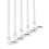 ExcelValley - 5-Pack - Right Angle Mono Modular Patch Cables - 3.5mm 1/8" Eurorack Synthesizer [White - 60 cm - 24"] 1