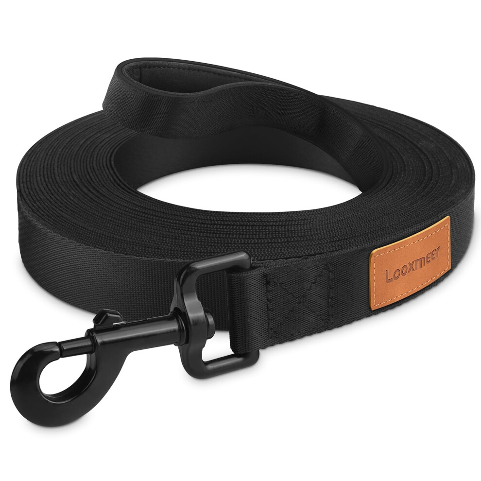Looxmeer Training Lead For Dogs, 3M 5M 7M 10M 15M 20M 25M 30M Nylon Long Line Dog Lead For Large Medium Small Puppy, Dog Traning Lead For Re