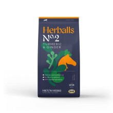 Hilton Herballs No. 2 Turmeric & Ginger All-Natural Horse Treats. Tasty Treats or Rewards for Horses and Ponies. No Additives or Fillers. Molasses-Fr