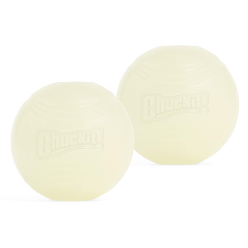Chuckit! Chuckit - Max Glow Ball Medium 2 pack - 6 cm - dog toy - 1 piece