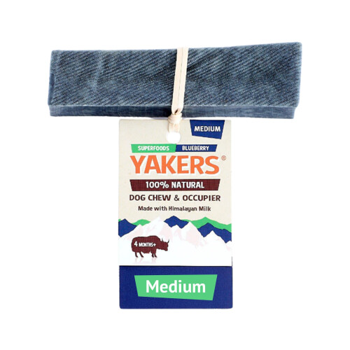 Yakers YAKERS Blueberry Dog Chew Medium