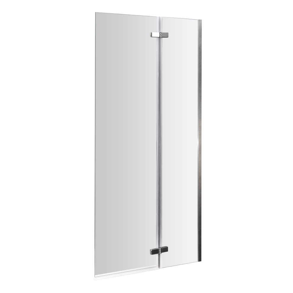 Balterley Chrome 5Mm Toughened Safety Glass Centre Hinged Shower Bath Screen