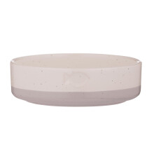 Mason Cash Pets Colour Dip Cat Bowl | 275ml Capacity | 13cm Stoneware Pet Bowl with Speckled Glaze, Colour Dip Base & Debossed Fish Detail