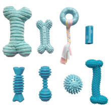 JWPET 8PCS Puppy Teething Toys Set - Interactive Dog Chew Toys with Ball & Cotton Ropes | Safe & Durable Teething Toys for Small Puppies & Medium Dog
