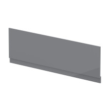 1800mm Bath MDF Front Panel & Plinth - Gloss Cloud Grey