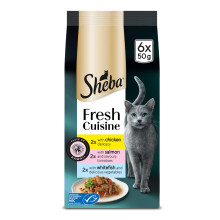 SHEBA Fresh Cuisine Taste of Hawaii Cat Pouches 8x6x50g