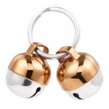 Beau's Bells 2 Extra Loud Cat & Dog Bells | Pet Tracker | Save Birds & Wildlife Handmade Copper (Small)