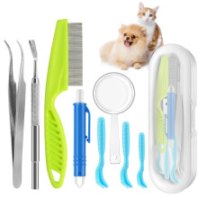 HezzLuv Tick Remover Tool Set, Painlessly Tick Remover Tools For Dogs With 6 X T