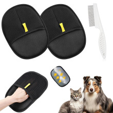 3Pcs PurePath Pet Hair Removal, Pure Path Pet Hair Glove, Magic Brush Pet Hair, Magic Brush Pet Hair Remover for Furniture and Carpet, Double-Sided G