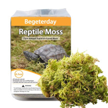 Begeterday 185g Pure Natural Reptile Moss for Humidity, Great for Snakes, Turtle and Other Reptiles, Good for Terrariums for Reptiles & Amphibians