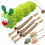 CrestHaven 6Pcs Interactive Catnip Plush Toys Indoor Kitten Molar Rod Mouse 1