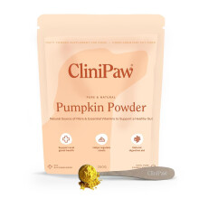 CliniPaw 100% Pure Pumpkin Powder for Dogs 250g | Natural Dog Fibre Supplement for Gut Health | Supports Firm Stools, Anal Gland Treatment &
