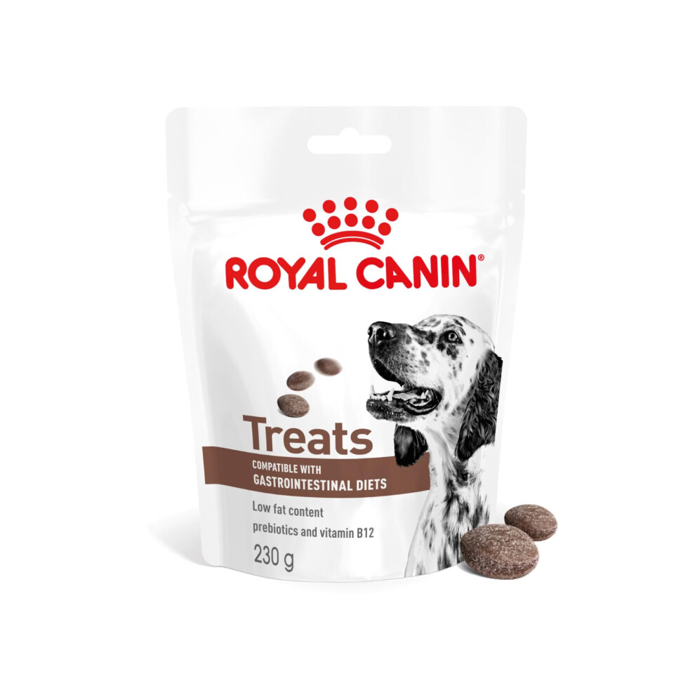 Royal Canin Gastrointestinal Treats For Adult Dogs | 230G | Low Fat Content | Resealable Bag