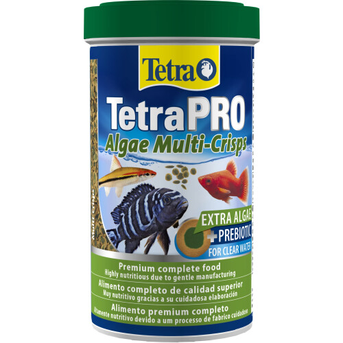 Tetra Tetra Pro Algae Multi-Crisps - Premium fish food with algae concentrate for increased strength, 500ml