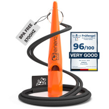 ENERO Dog Training Whistle with Lanyard - Dog Whistle with Loud, Clear Tone & Long-Range Sound - Perfect Long-Distance Recall Whistle for Most Breeds