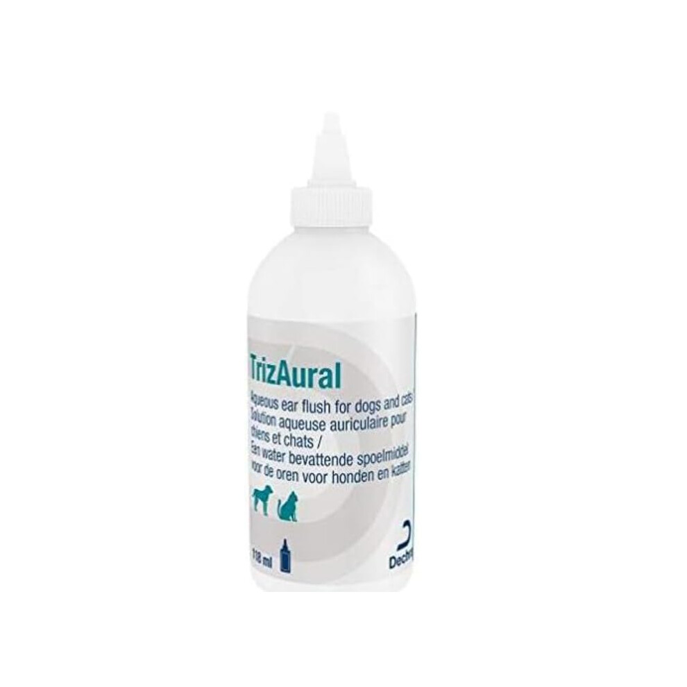Dechra Trizaural Ear Flush For Dogs And Cats 118Ml