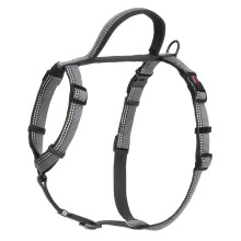 HALTI Walking Harness, Size Small, Black, Best Lightweight Dog Harness with Handle, Reflective & Adjustable, Ideal for Puppy Walks, For Small, Medium
